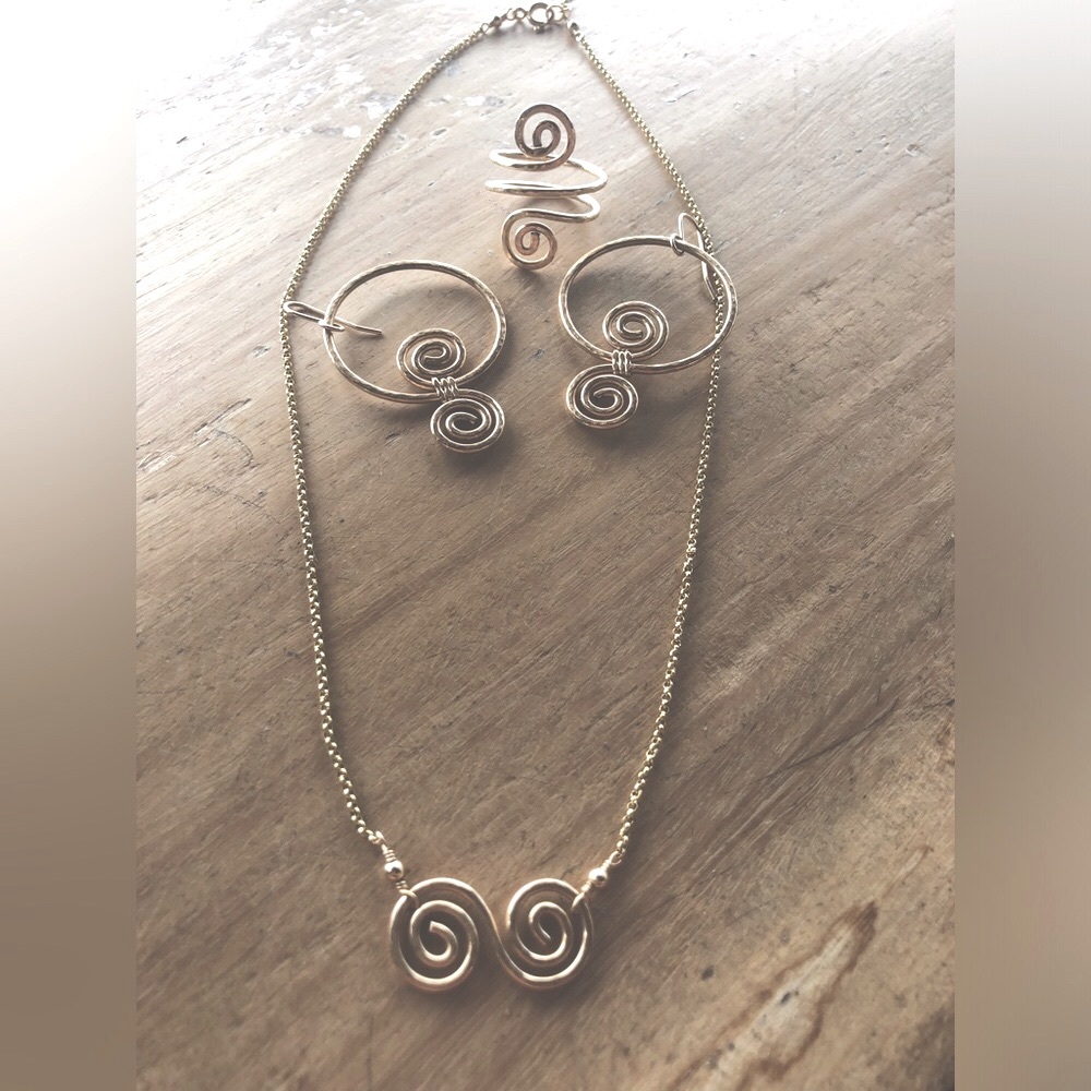 Gold plated Jewelry set